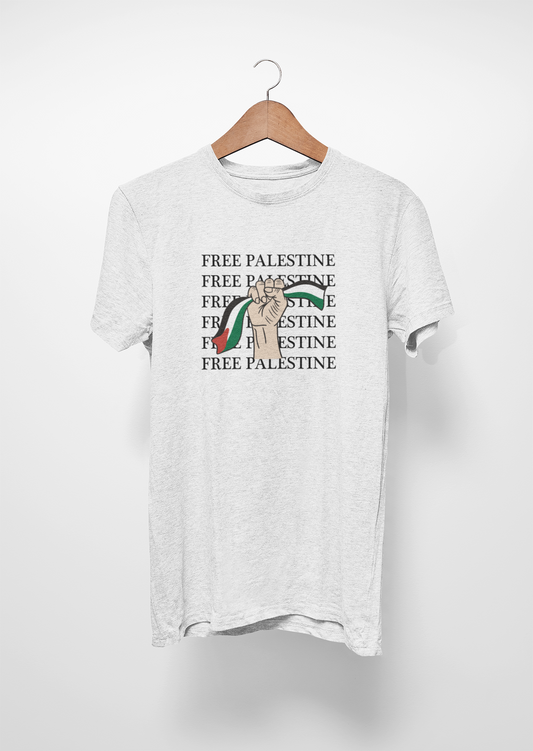 تيشيرت يد الصمود الفلسطينية