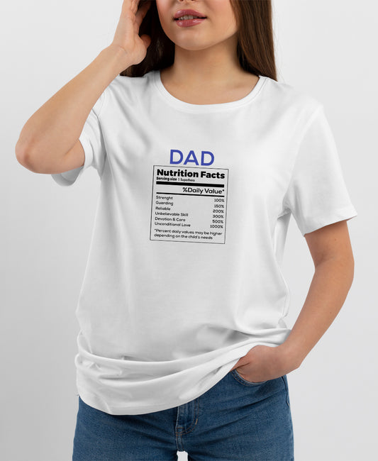 تيشيرت Dad Nutrition Facts