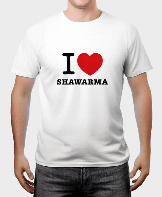 تيشيرت i love shawarma