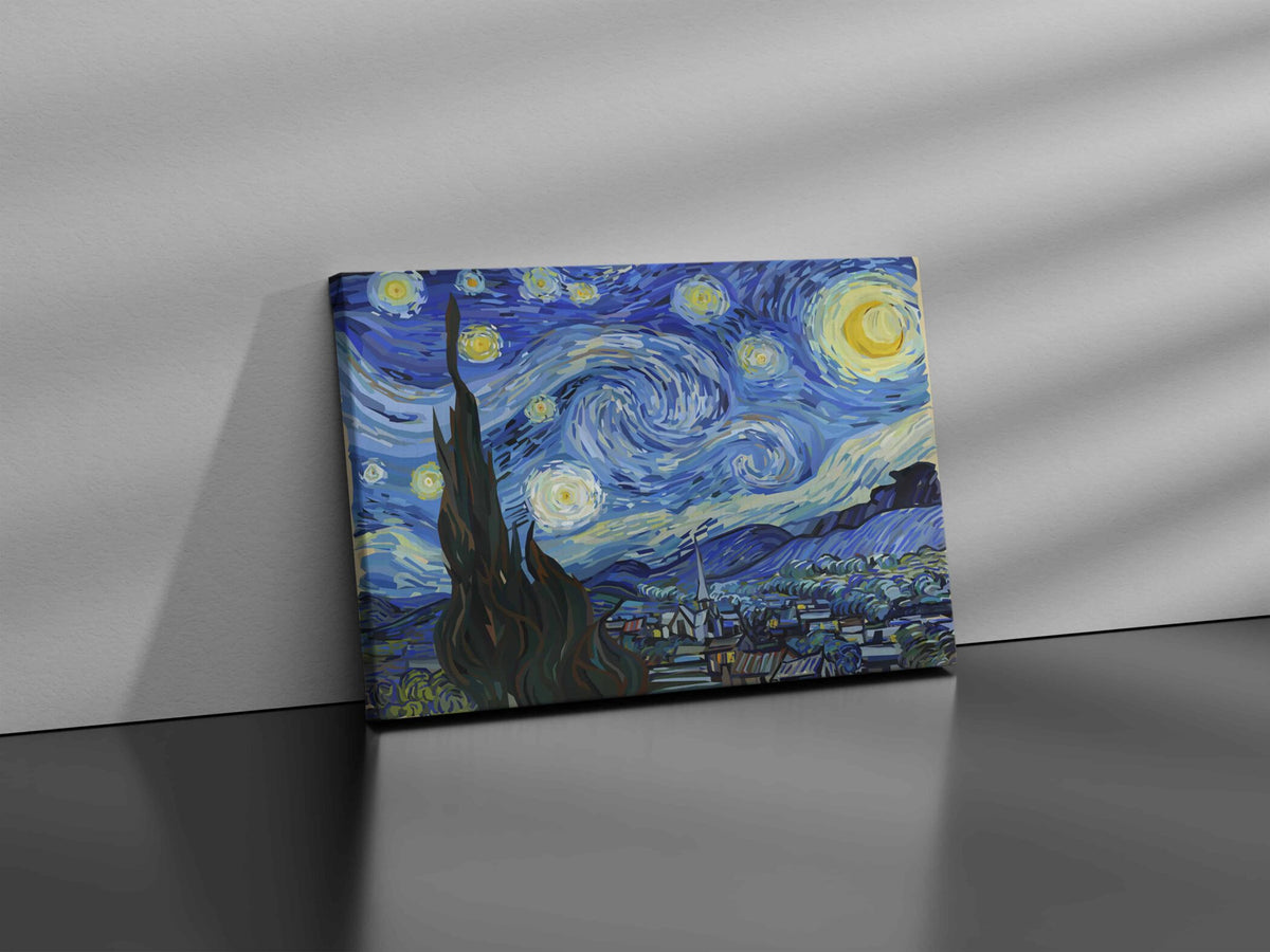لوحة Starry Night للفنان Vincent van Gogh