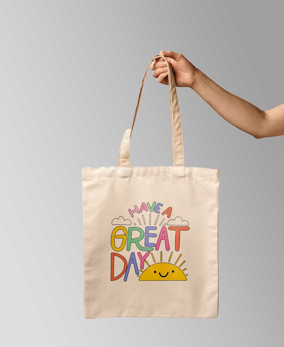 have great day tote bag