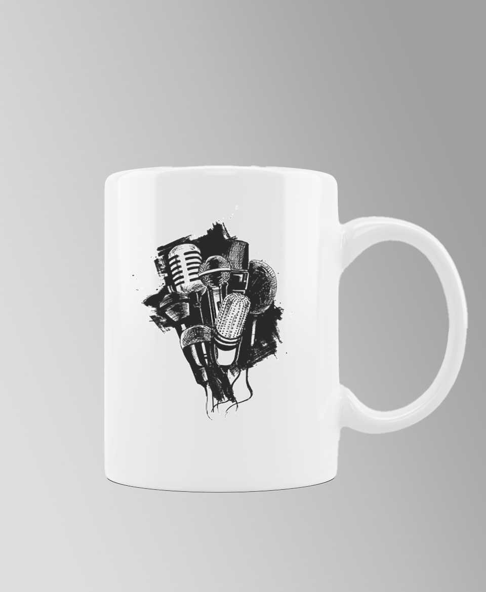 microphone  mug