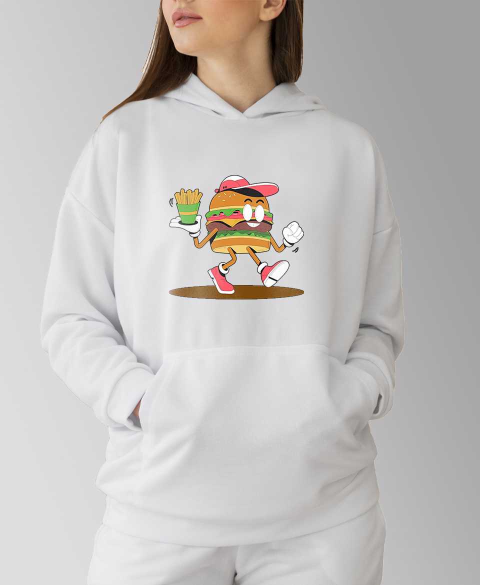 burger hoodie